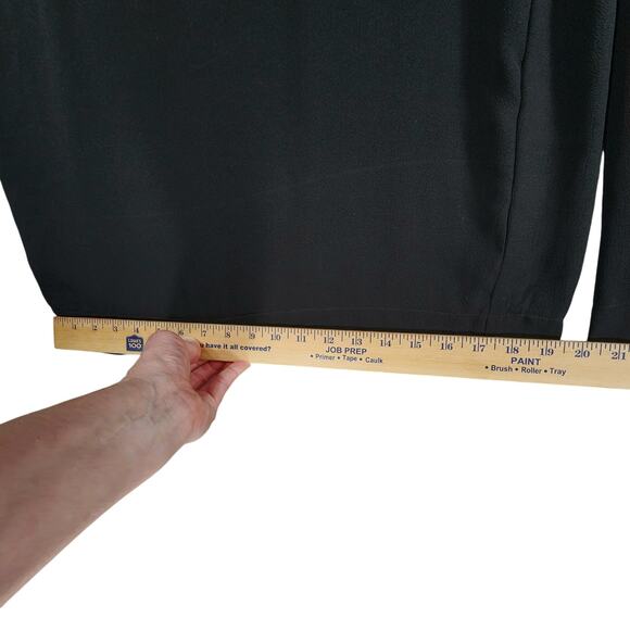 Kiyonna Wide Leg Trouser Pant sz 4X Women Black Palazzo Flowy Pockets Pleats NEW - Picture 5 of 11